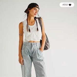 We The Free Light Blue Denim Pants